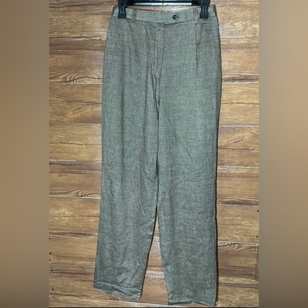 Vintage Austin Reed Camel Wool silk rayon blended pants size 6 new with tags